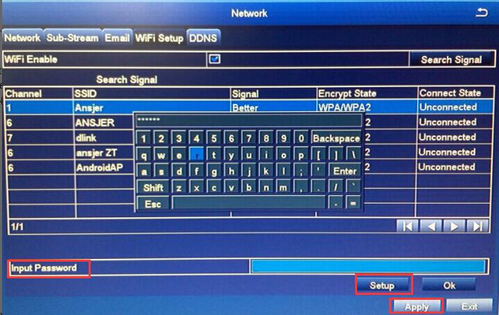 Zosi 2024 network setup