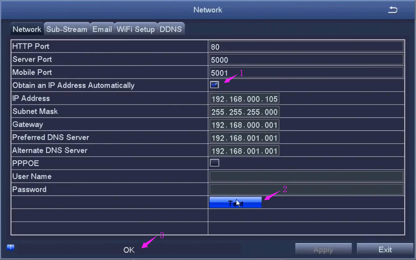 Nvr pppoe hot sale