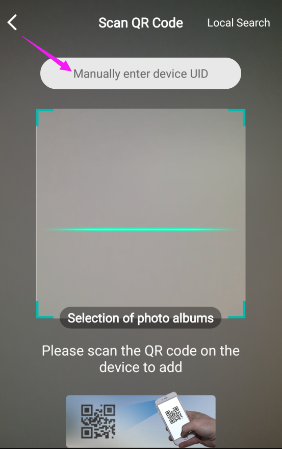 zosi view setup barcode scanner