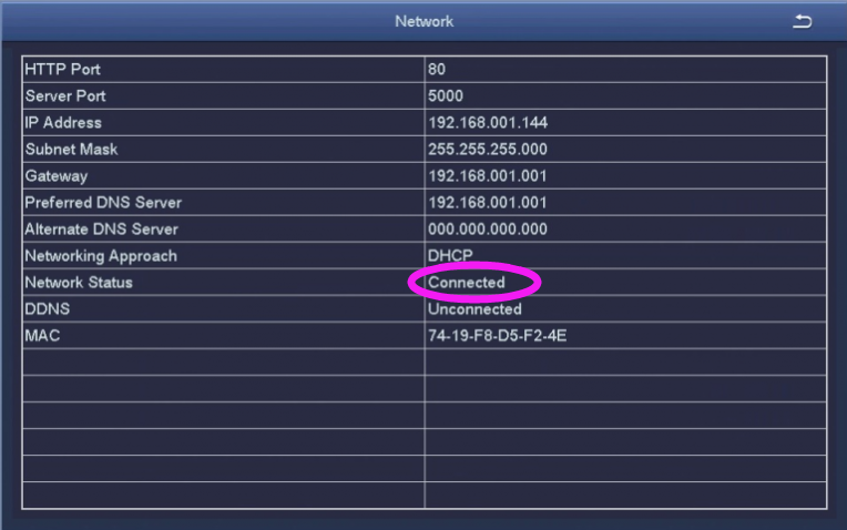 Zosi 2024 network setup