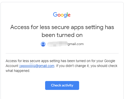 How do I setup the Email system to use my Gmail account