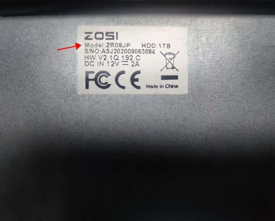 How to Find Model Number of My Cameras/NVRs/DVRs – Zosi Help Center Support