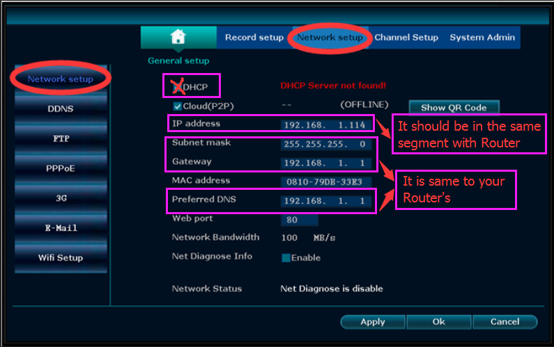 Zosi internet hot sale setup